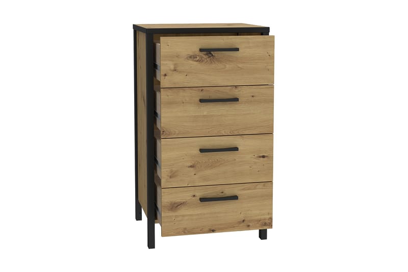 Koufalia Kommode 40x51 cm - Brun/Sort - Opbevaring - Opbevaringsmøbler - Kommode - Entrékommode