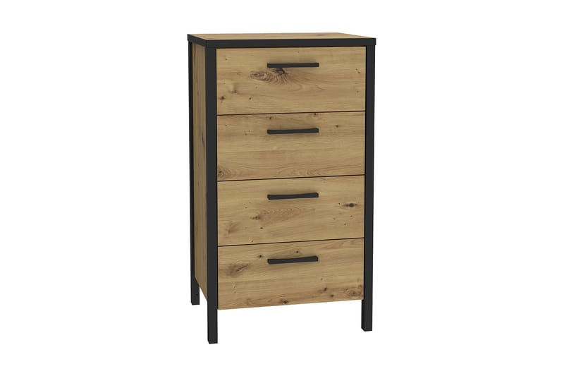 Koufalia Kommode 40x51 cm - Brun/Sort - Opbevaring - Opbevaringsmøbler - Kommode - Entrékommode
