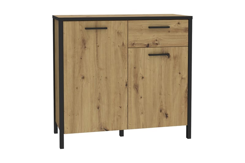 Koufalia Kommode 40x95 cm - Brun/Sort - Entréopbevaring - Entrékommode - Kommode