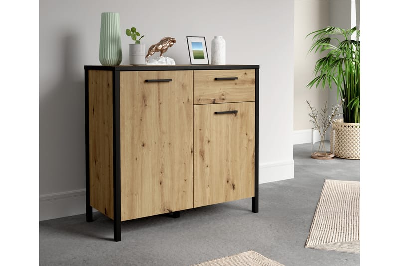 Koufalia Kommode 40x95 cm - Brun/Sort - Opbevaring - Opbevaringsmøbler - Kommode - Entrékommode