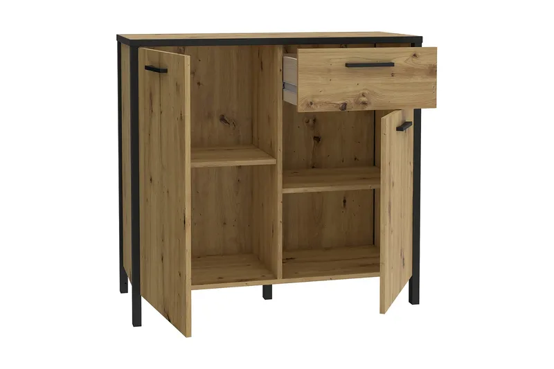 Koufalia Kommode 40x95 cm - Brun/Sort - Opbevaring - Opbevaringsmøbler - Kommode - Entrékommode