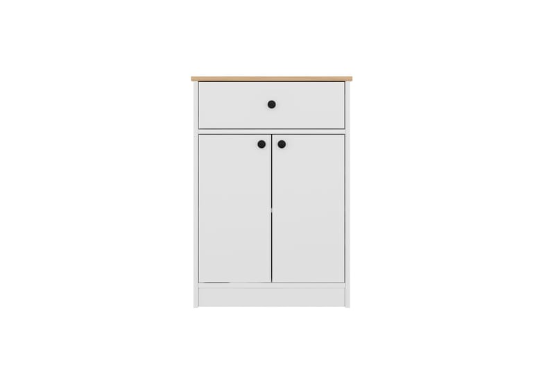 Latrona Byrå 64 cm - Hvid/Brun - Opbevaring - Opbevaringsmøbler - Kommode - Entrékommode