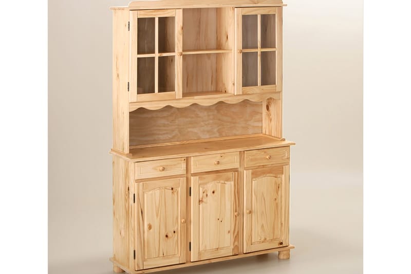 Leksand Skænkvitrine 130 cm - Fyrretræ - Opbevaring - Opbevaringsmøbler - Kommode
