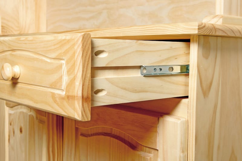 Leksand Skænkvitrine 88 cm - Fyrretræ - Opbevaring - Opbevaringsmøbler - Kommode