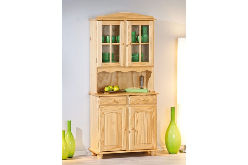 Leksand Skænkvitrine 88 cm - Fyrretræ - Opbevaring - Opbevaringsmøbler - Kommode