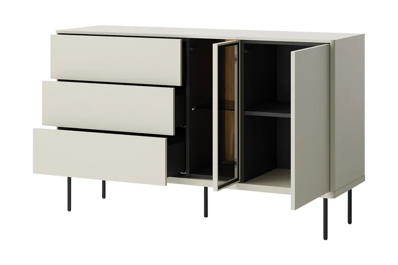 Levisa Kommode - Beige/Grå - Opbevaring - Opbevaringsmøbler - Kommode