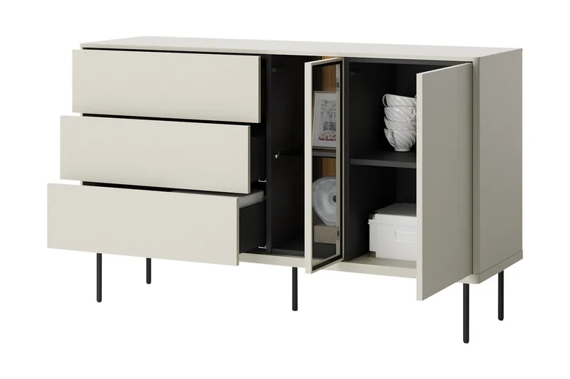 Levisa Kommode - Beige/Grå - Opbevaring - Opbevaringsmøbler - Kommode