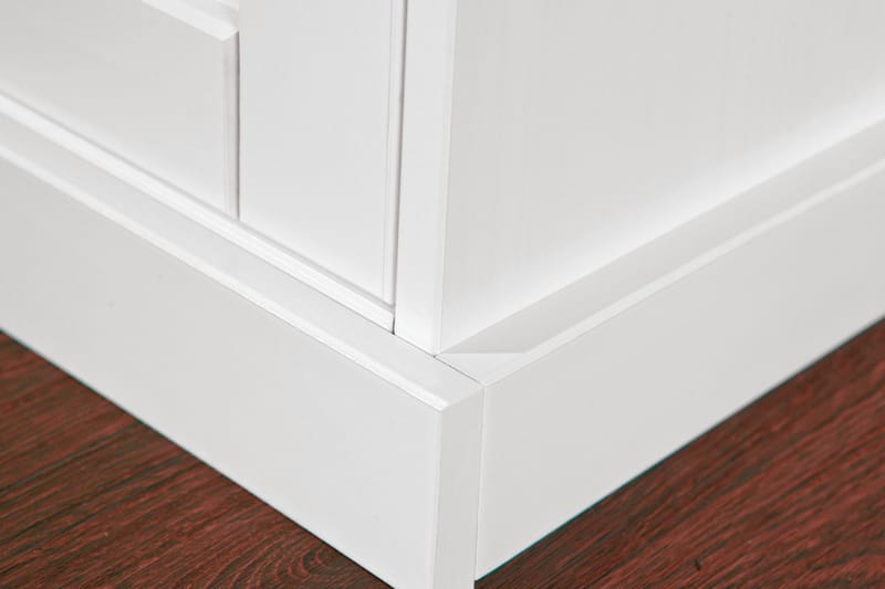 Livesey Vitrineskænk - Hvid/Natur - Opbevaring - Opbevaringsmøbler - Kommode