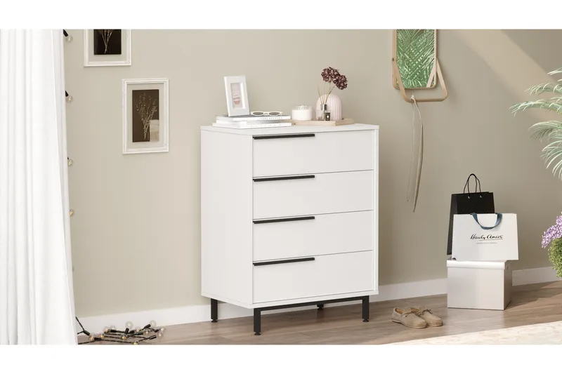 Liyakat Kommode, Hvid