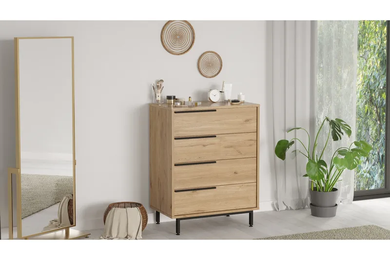 Liyakat Kommode - Valnød finér - Opbevaring - Opbevaringsmøbler - Kommode
