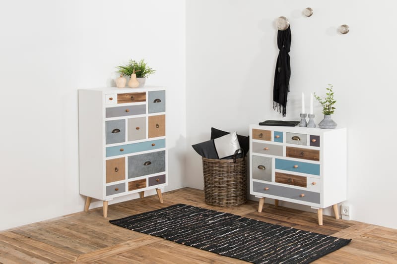 Marco Kommode 70 cm - Flerfarvet - Opbevaring - Opbevaringsmøbler - Kommode - Entrékommode