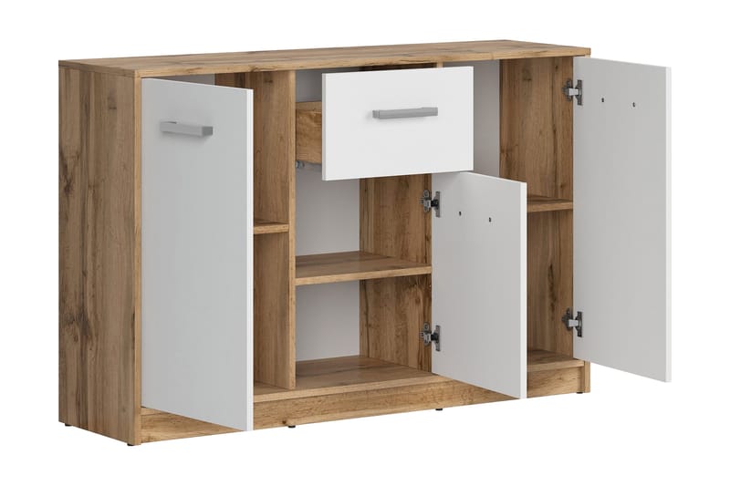 Matos Kommode - Træ/Natur/Hvid - Opbevaring - Opbevaringsmøbler - Kommode