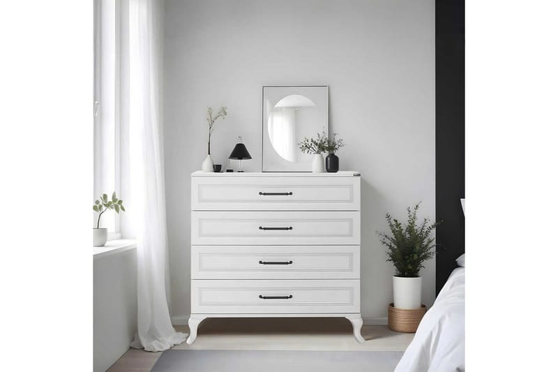 Matul Kommode 90 cm - Hvid - Opbevaring - Opbevaringsmøbler - Kommode - Entrékommode