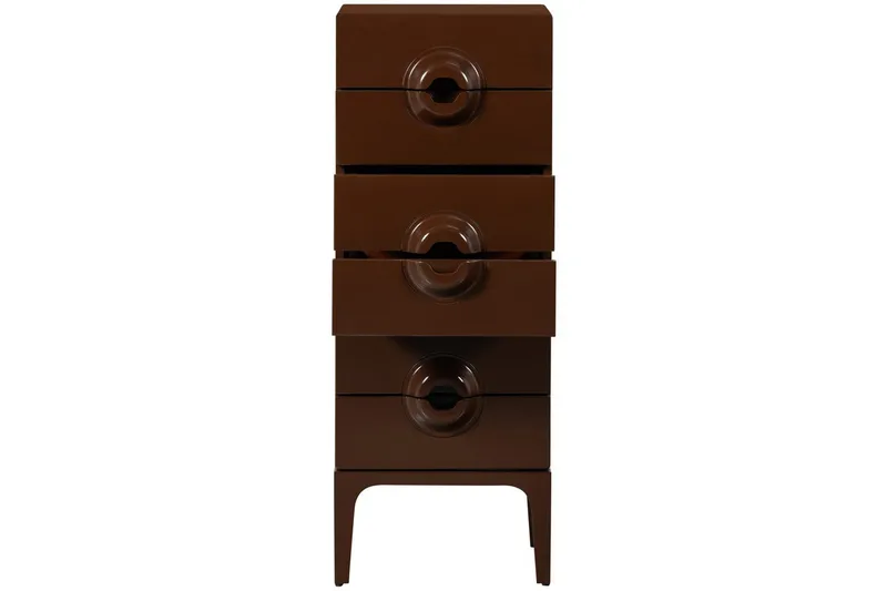 Kommode Merge - Brun/Rød - Opbevaring - Opbevaringsmøbler - Kommode - Entrékommode