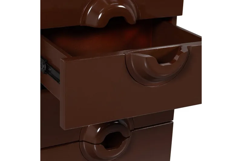 Kommode Merge - Brun/Rød - Opbevaring - Opbevaringsmøbler - Kommode - Entrékommode