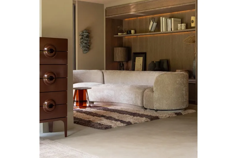 Kommode Merge - Brun/Rød - Opbevaring - Opbevaringsmøbler - Kommode - Entrékommode