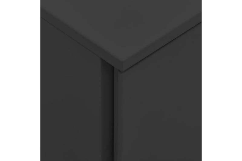 mobilt arkivskab 39x45x67 cm stål antracitgrå - Antracit - Opbevaring - Opbevaringsmøbler - Kommode - Arkivskabe