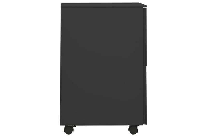 mobilt arkivskab 39x45x67 cm stål antracitgrå - Antracit - Opbevaring - Opbevaringsmøbler - Kommode - Arkivskabe