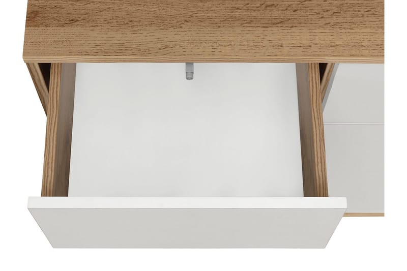 Mohak Kommode med Overskab - Hvid/Brun - Opbevaring - Opbevaringsmøbler - Kommode