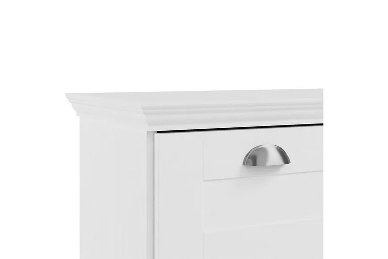 Kommode Motala 75x35x80 cm, Hvid - 75x35x80 cm, Hvid - Opbevaring - Opbevaringsmøbler - Kommode - Entrékommode