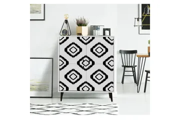 Multi Purpose Cabinet Hvid| Sort - Opbevaring - Opbevaringsmøbler - Kommode