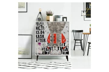 Multi Purpose Cabinet Hvid| Sort - Opbevaring - Opbevaringsmøbler - Kommode