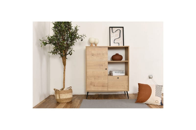 Multifunktionsskab Mjudi Eg - Eg - Opbevaring - Opbevaringsmøbler - Kommode - Entrékommode