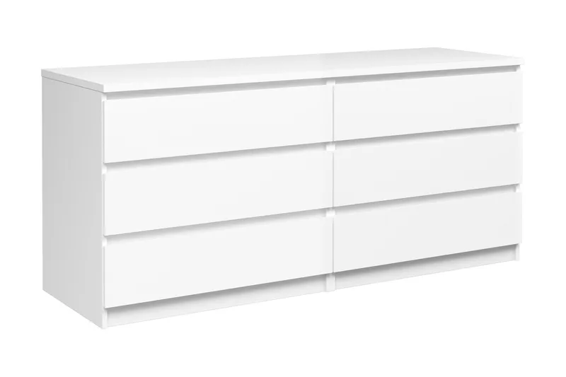 Naia Kommode 154 cm, Hvid/Højglans