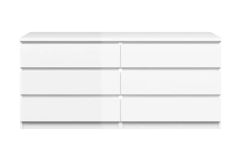 Naia Kommode 154 cm - Hvid/Højglans - Opbevaring - Opbevaringsmøbler - Kommode