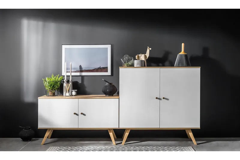 Nature Kommode Hvid/Natur - VOX - Opbevaring - Opbevaringsmøbler - Kommode