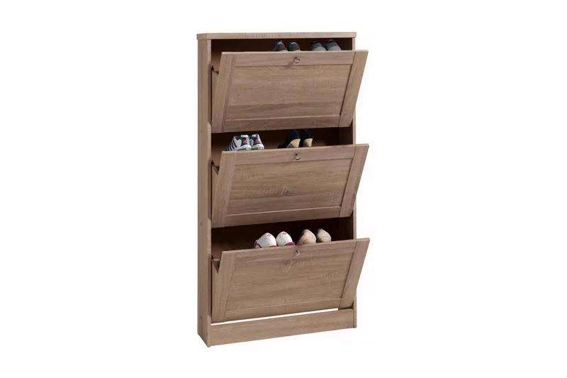 Naveen Skokasse 70x130 cm - Brun - Opbevaring - Skoopbevaring - Skoskab