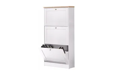 Naveen Skokasse 70x130 cm - hvid/Brun - Opbevaring - Skoopbevaring - Skokasse