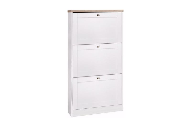 Naveen Skokasse 70x130 cm - hvid/Brun - Opbevaring - Opbevaringsmøbler - Kommode