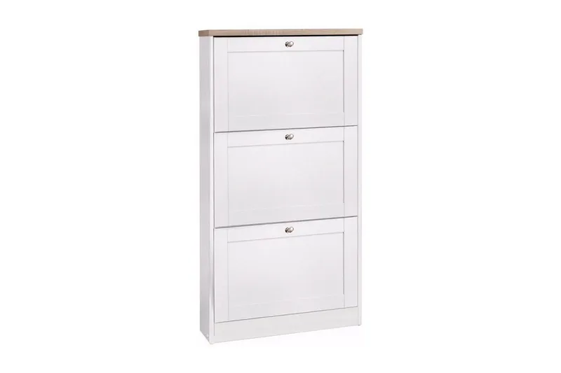 Naveen Skokasse 70x130 cm, hvid/Brun