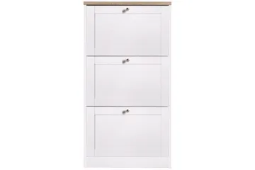 Naveen Skokasse 70x130 cm - hvid/Brun - Opbevaring - Skoopbevaring - Skokasse