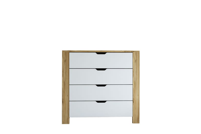 Nordhs Kommode 90 cm, Lysbrun/Hvid