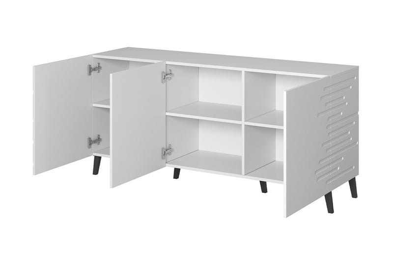 Novaj Kommode 40x155 cm - Lyserød/Sort - Opbevaring - Opbevaringsmøbler - Kommode - Entrékommode