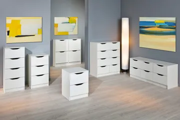 Novalis Kommode - Hvid - Opbevaring - Opbevaringsmøbler - Kommode