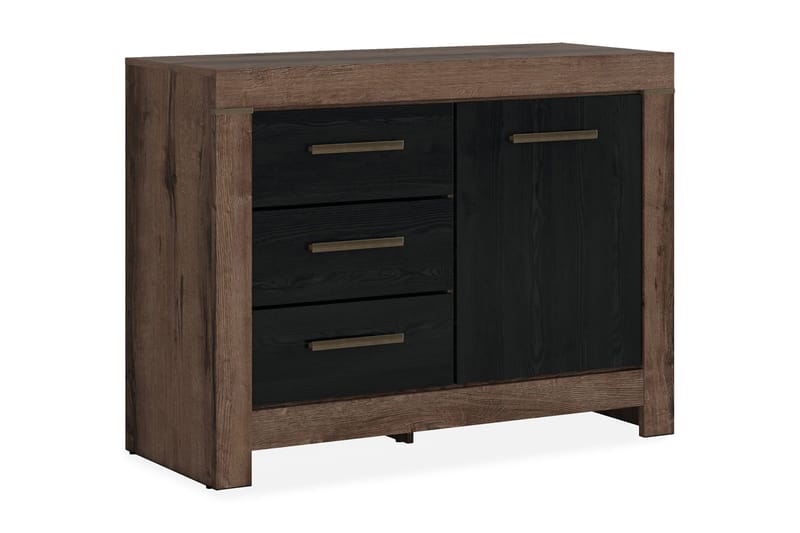 Olender Kommode, Træ/natur|Sort