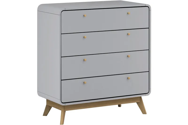 Olivet Kommode 80x39 cm - Grå - Opbevaring - Opbevaringsmøbler - Kommode - Entrékommode