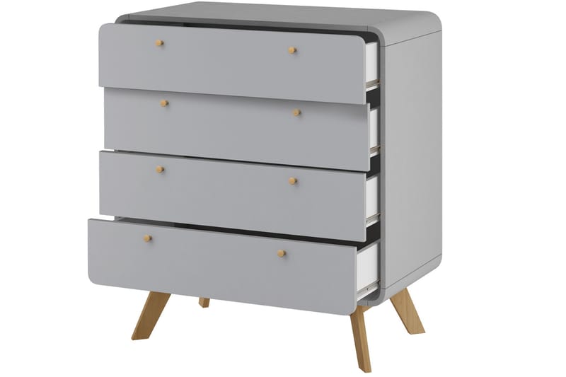 Olivet Kommode 80x39 cm - Grå - Opbevaring - Opbevaringsmøbler - Kommode - Entrékommode