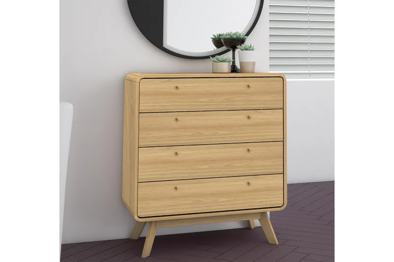 Olivet Kommode 80x39 cm - Natur - Opbevaring - Opbevaringsmøbler - Kommode - Entrékommode