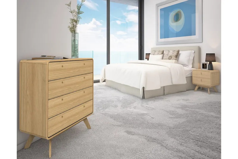 Olivet Kommode 80x39 cm - Natur - Opbevaring - Opbevaringsmøbler - Kommode - Entrékommode