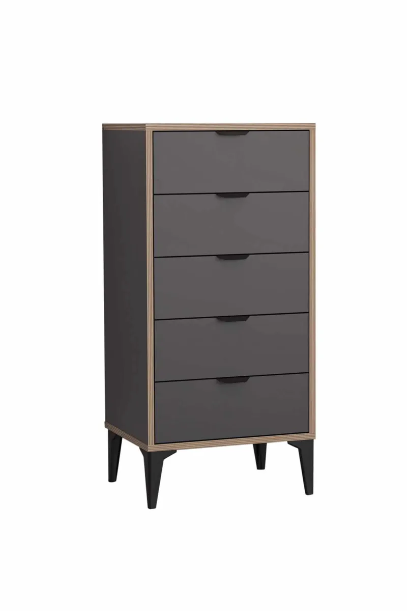 Olyros kommode 105 cm - Antracit - Opbevaring - Opbevaringsmøbler - Kommode - Entrékommode