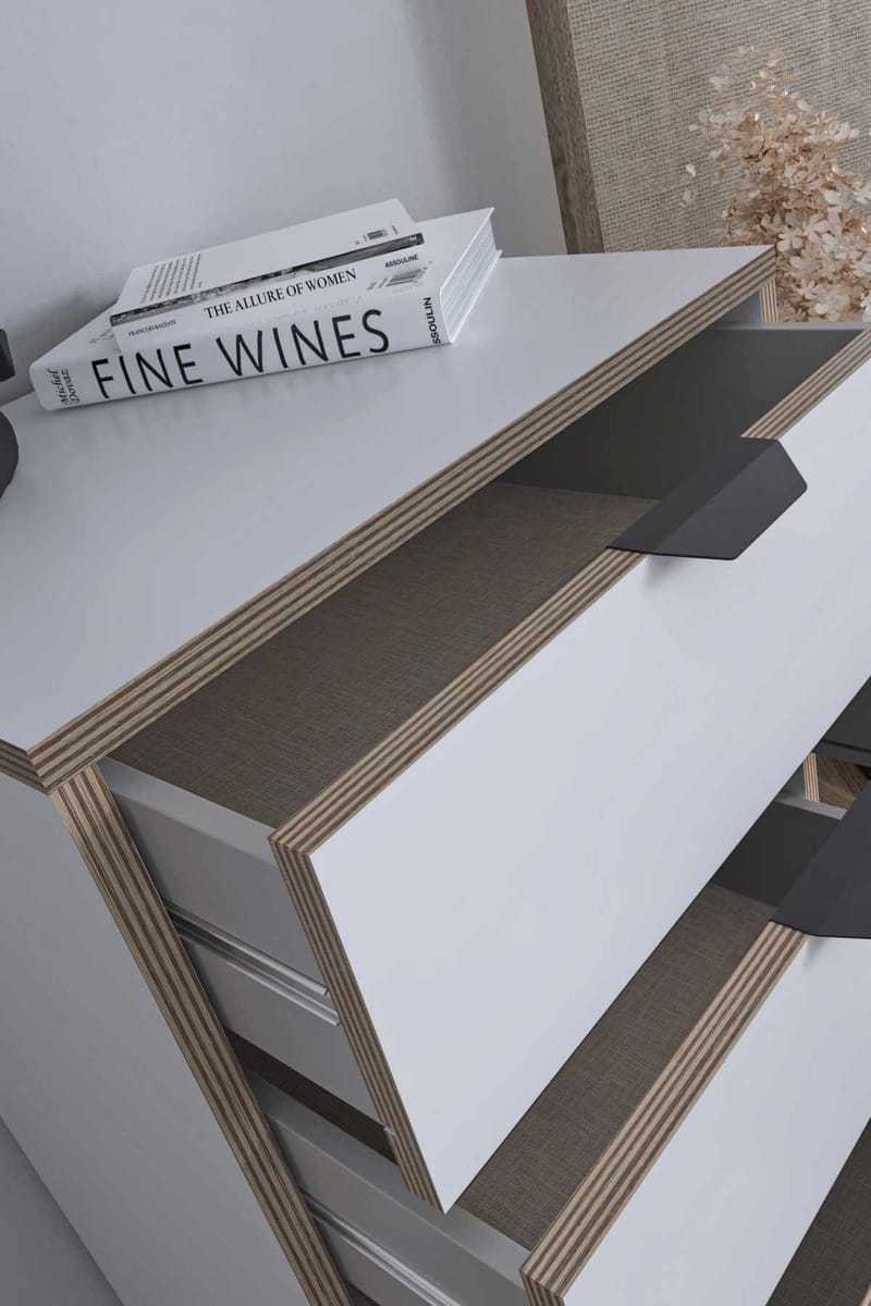 Olyros kommode 105 cm - Hvid - Opbevaring - Opbevaringsmøbler - Kommode - Entrékommode