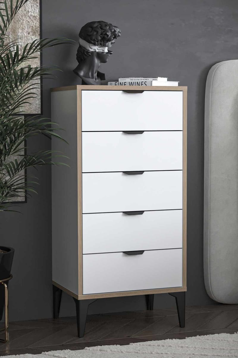 Olyros kommode 105 cm - Hvid - Opbevaring - Opbevaringsmøbler - Kommode - Entrékommode