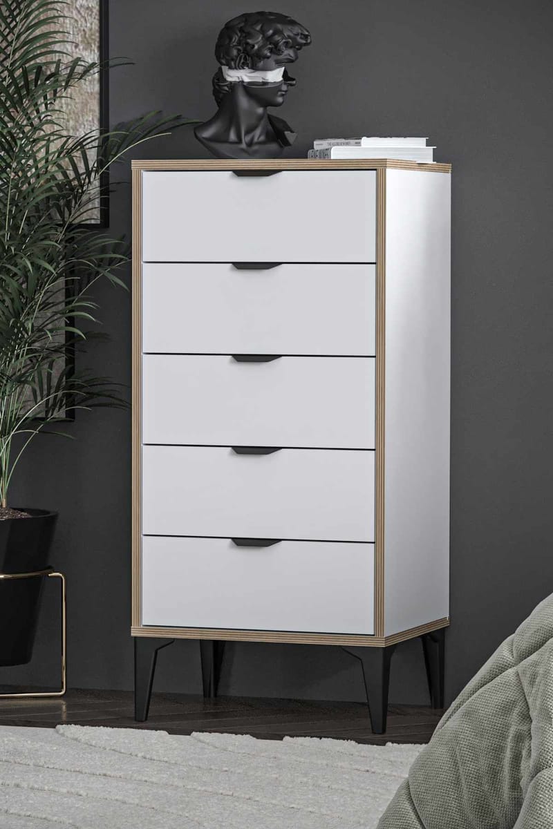 Olyros kommode 105 cm - Hvid - Opbevaring - Opbevaringsmøbler - Kommode - Entrékommode