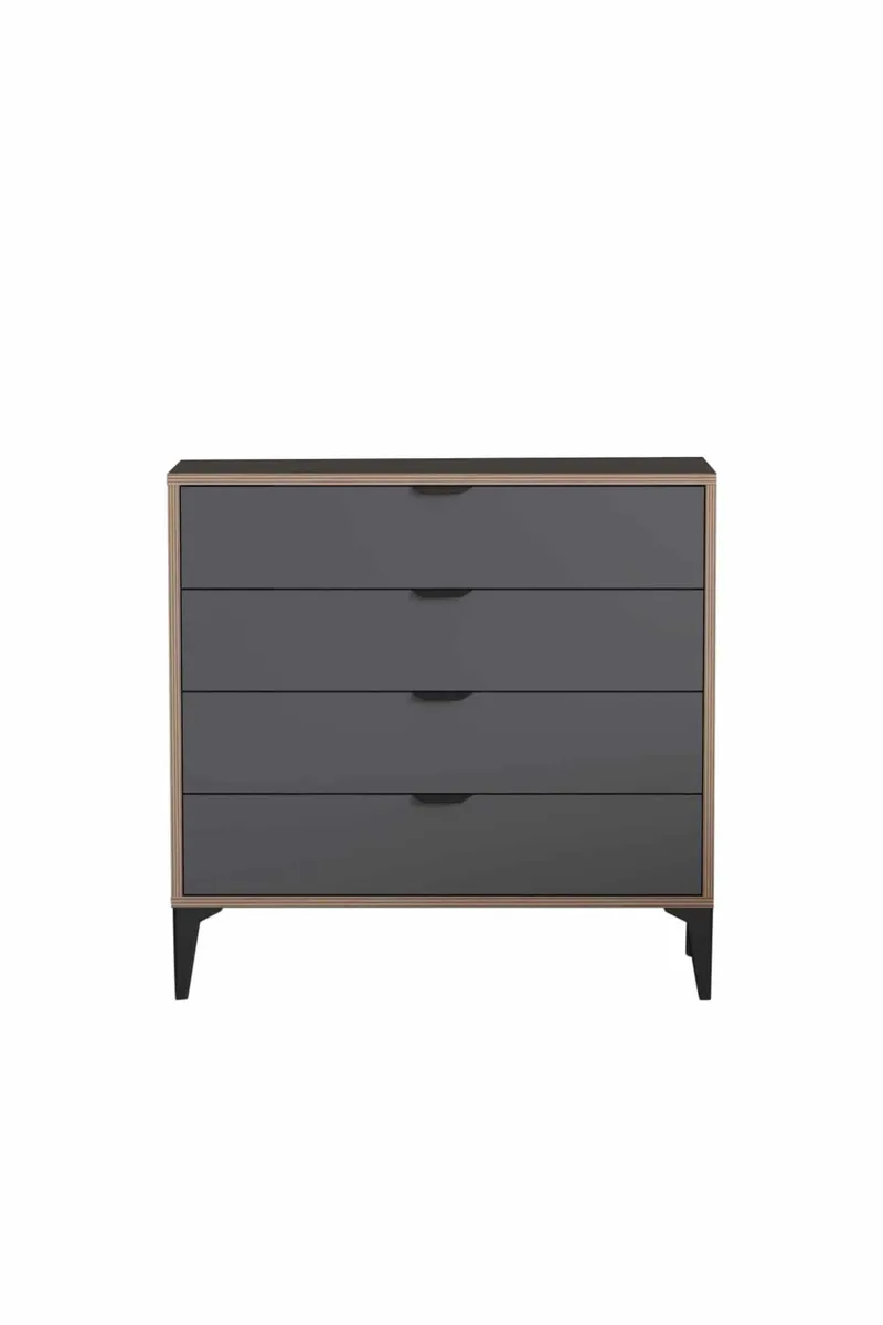 Olyros kommode 90 cm, Antracit