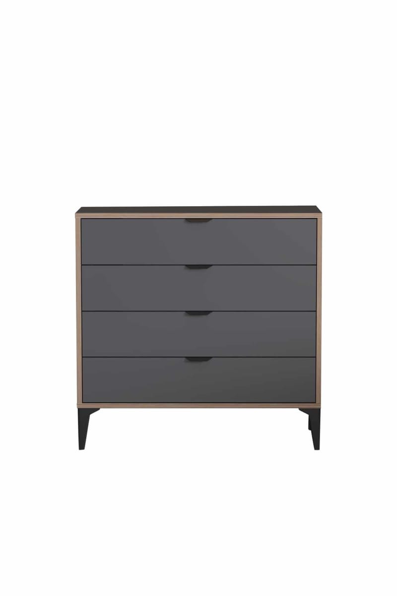 Olyros kommode 90 cm, Antracit