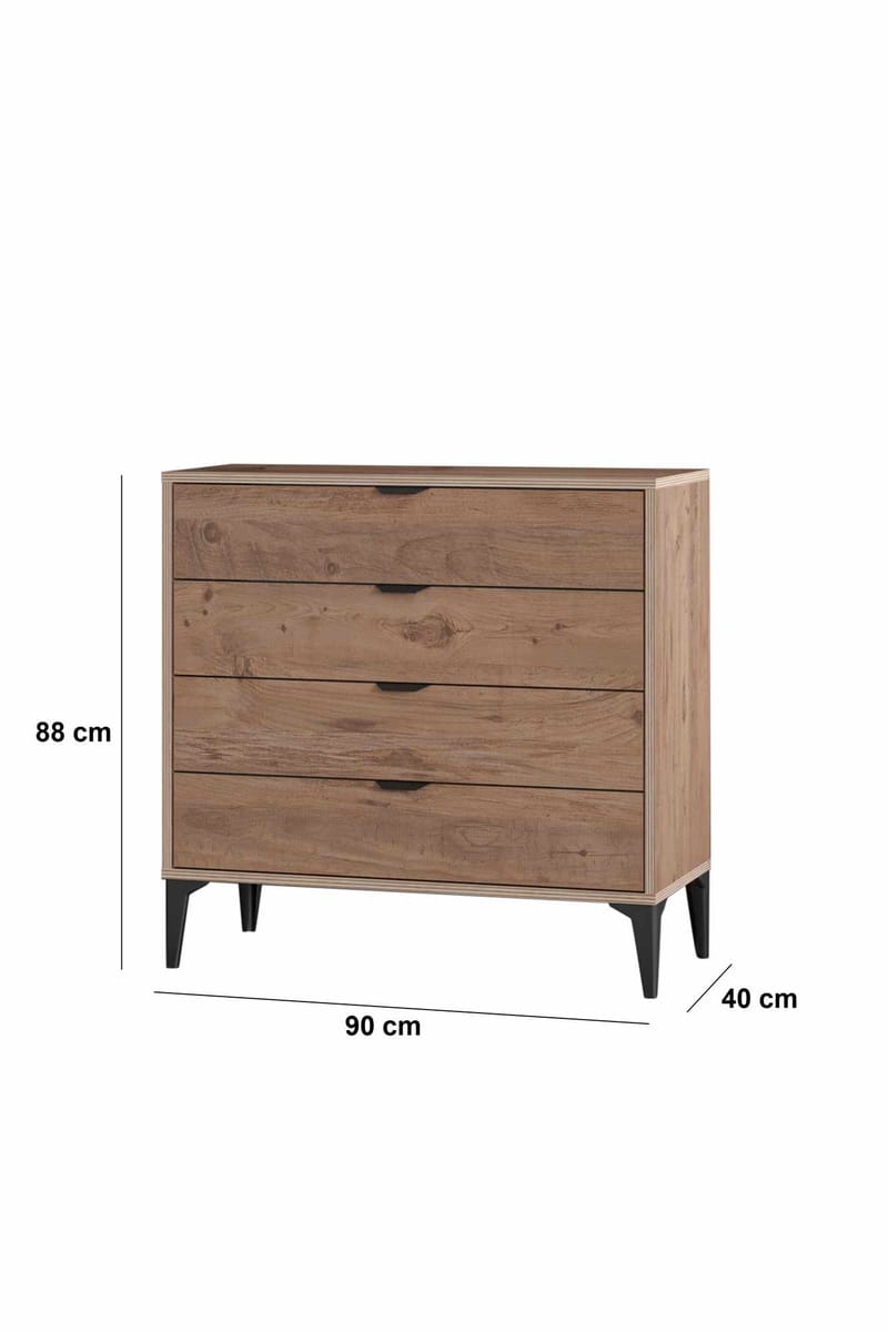 Olyros kommode 90 cm - Atlas Fyr - Opbevaring - Opbevaringsmøbler - Kommode - Entrékommode